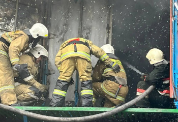 Алматы базарынан шыққан өрт толық сөндірілді