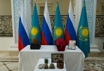 Мәскеуде қазақстандық жауынгерлердің сүйегін тапсыру рәсімі өтті