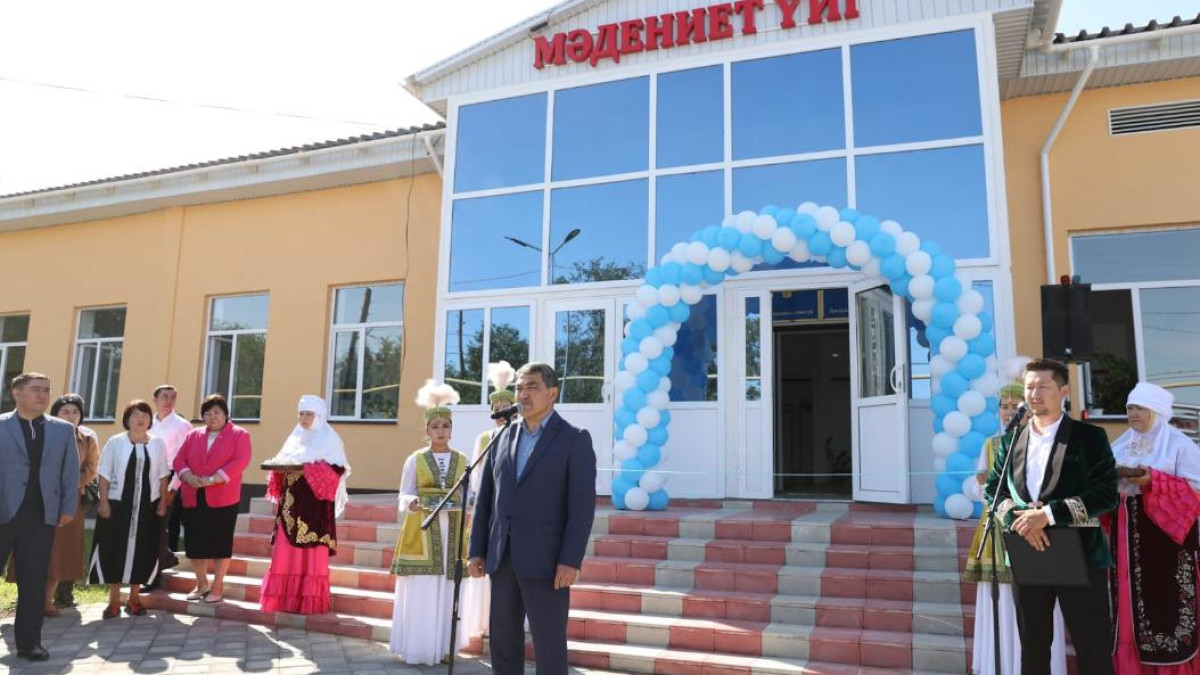 В Жамбылской области открыли новый дом культуры
