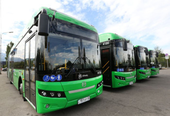 Алматыда қоғамдық автобустар жаңартылып жатыр