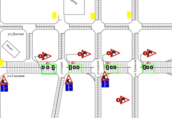Астанада Сауран мен Ақмешіт көшелерінің қиылысы жабылады