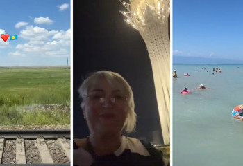 Туристка из Англии восхитилась развитием Астаны