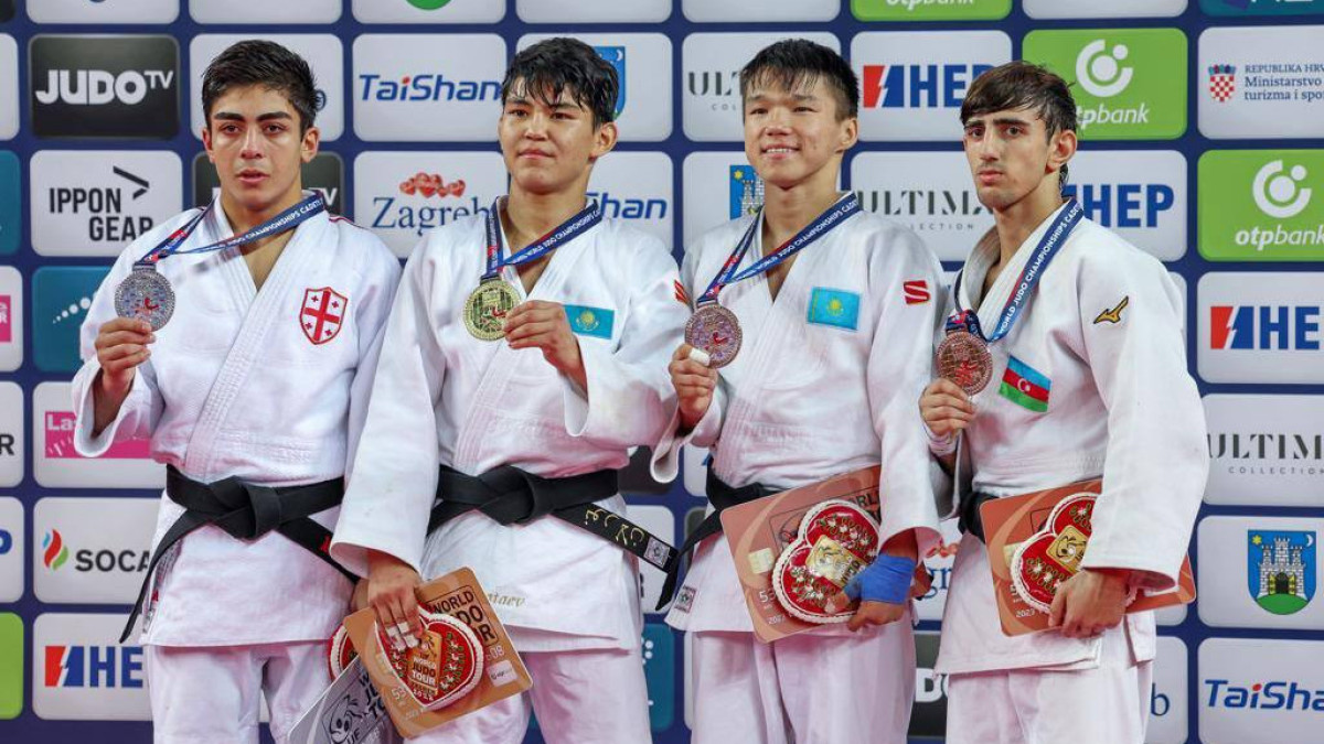 Золото, серебро и бронзу завоевали казахстанские дзюдоисты в Хорватии