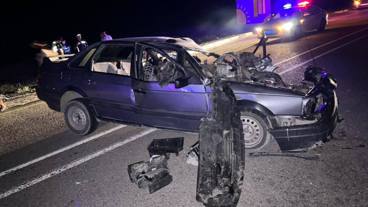 Два человека погибли в ДТП на трассе в Жетiсу