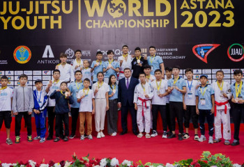 Астанада  джиу-джитсудан  әлем чемпионаты мәресіне жетті