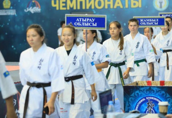Чемпионат Казахстана по Киокушинкай-кан каратэ проходит в Актобе