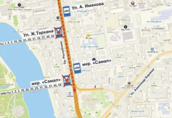 12 автобусов Астаны не будут останавливаться на нескольких остановках