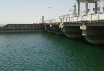 Шардара су қоймасындағы су деңгейі азайып кетті