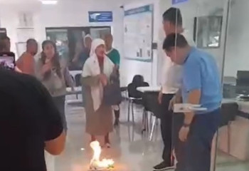 Шымкент прокуратурасында ер адам өз-өзін өртемек болды