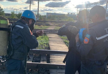 Утечку серной кислоты ликвидируют в Экибастузе