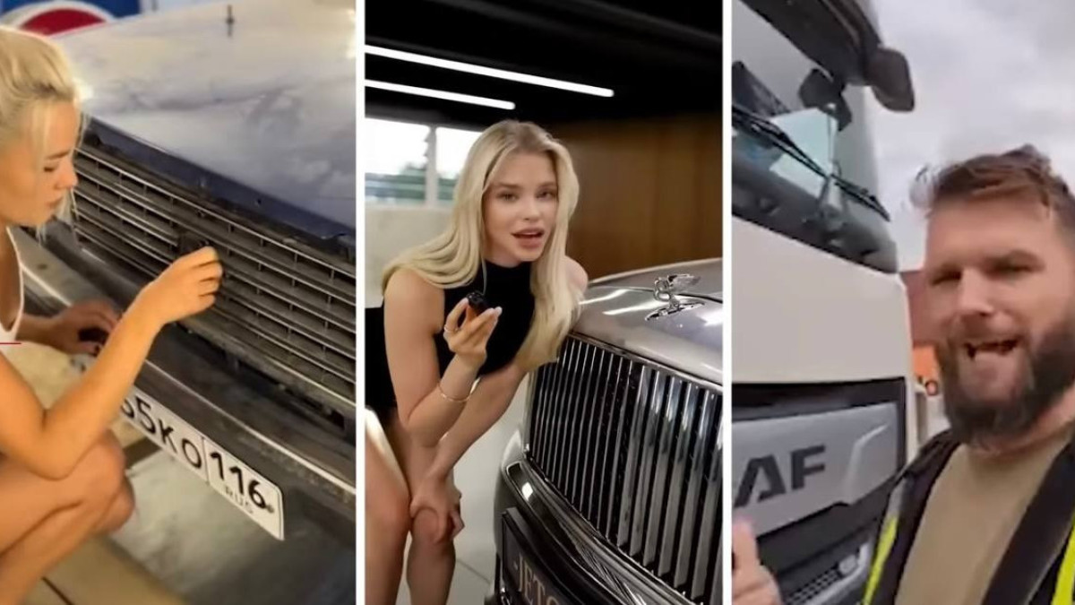Российская модель и реклама Bentley стали объектом стебных пародий