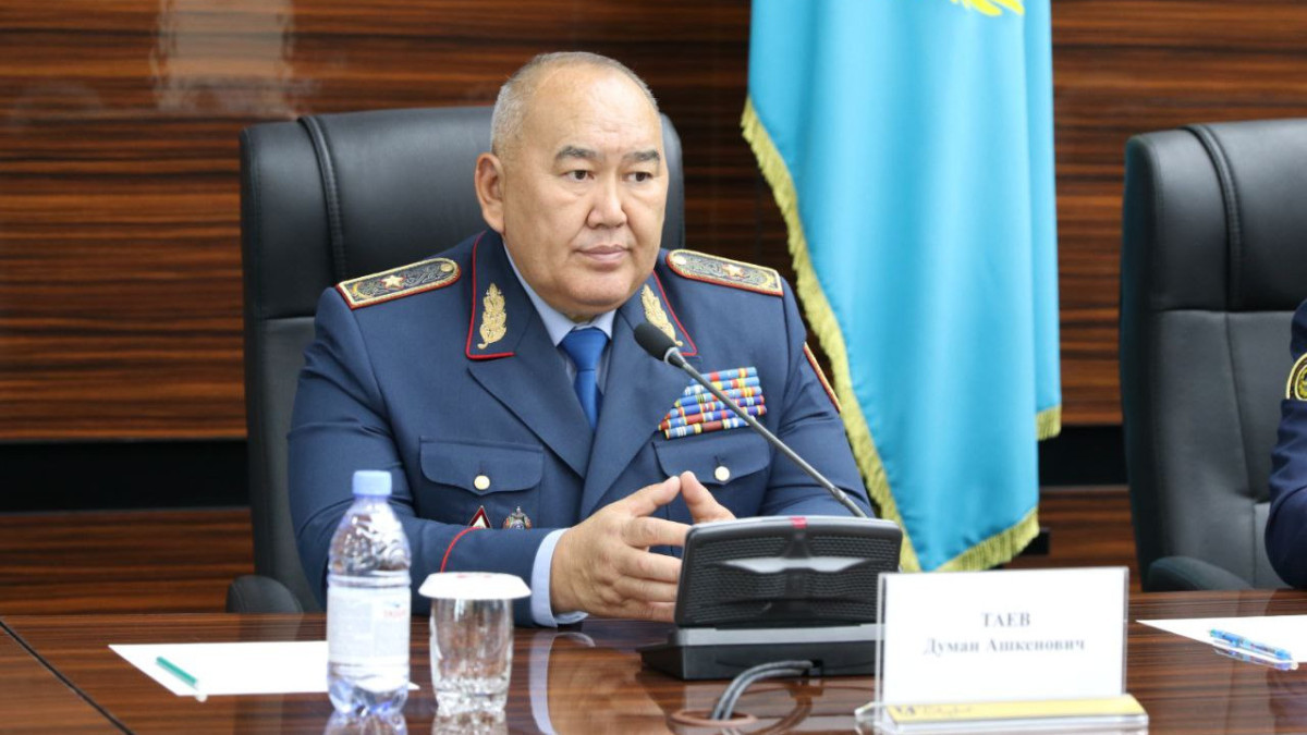 Думан Таев - новый начальник департамента полиции Шымкента