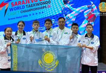 Медали высшего достоинства завоевали казахстанские таэквондисты