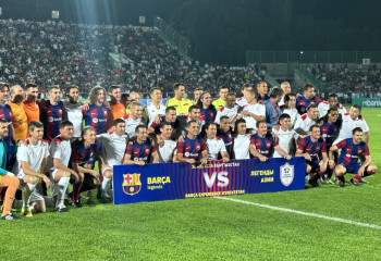 Бішкектегі ойында «Барселона» аңыздары жеңіске жетті