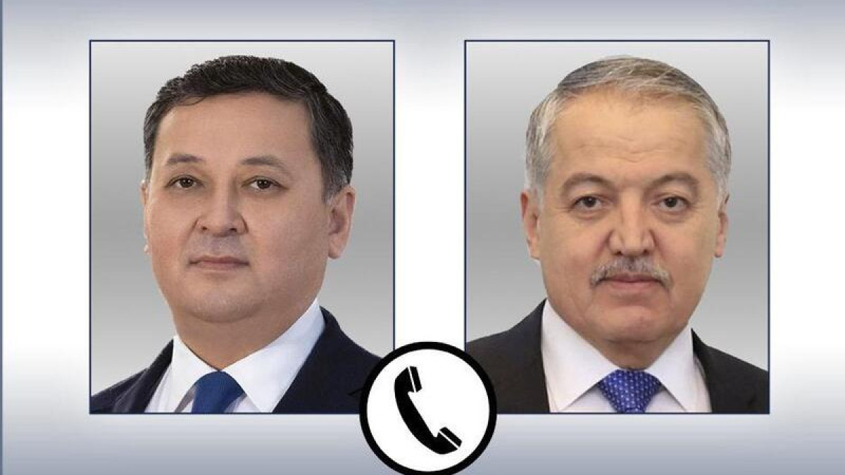 Состоялся телефонный разговор между главами МИД Казахстана и Таджикистана