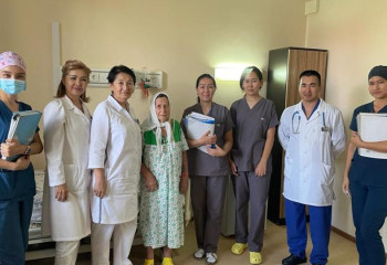 В Таразе спасли 90 -летнюю пациентку с острым инфарктом миокарда