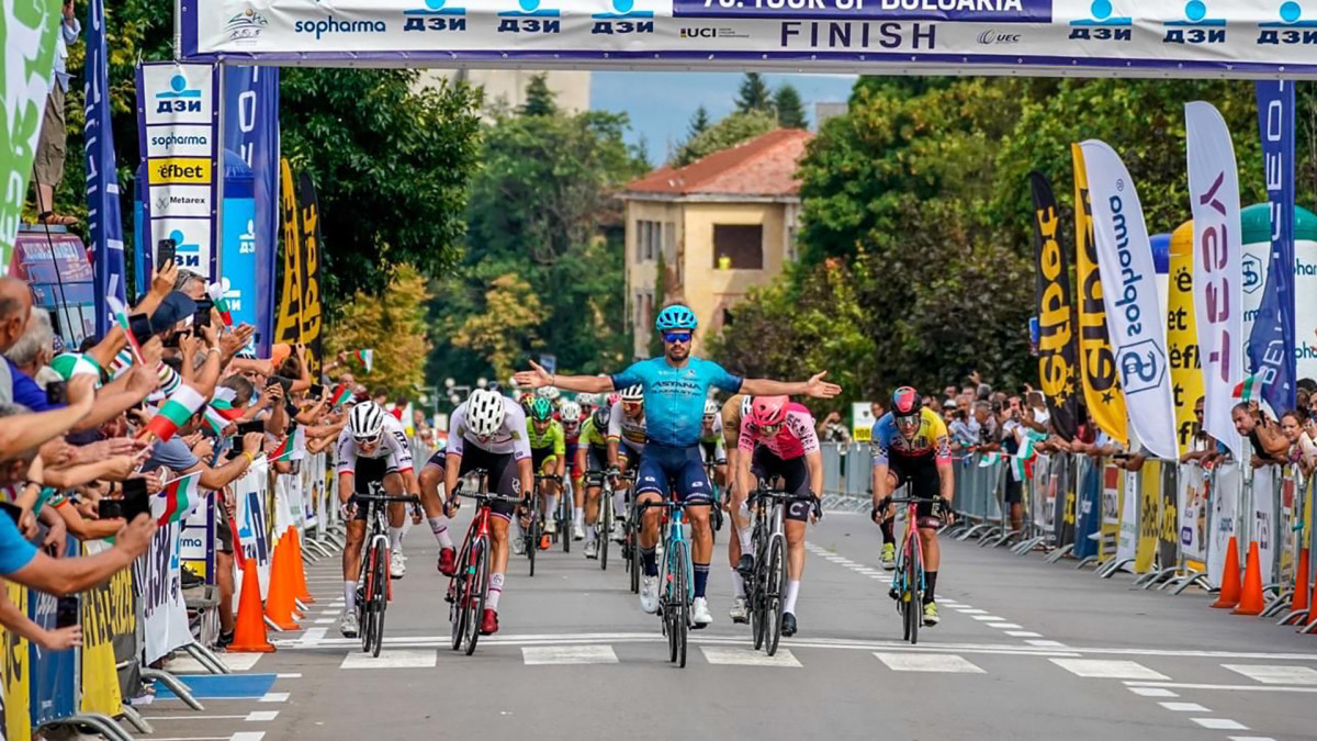 Велогонщик Микеле Гадзоли финишировал вторым на «Туре Болгарии»