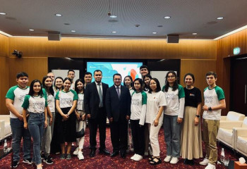 Kazakh students take part in   Huawei program