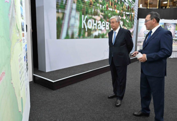 Касым-Жомарт Токаев ознакомился с генеральным планом города Конаев