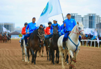 Ұлттық спорт түрлерінен VI фестивальдің ашылу салтанаты өтті