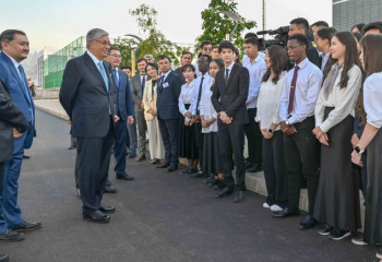 Тоқаев студенттермен кездесті