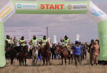 Ұлы дала жорығы: Шабандоздар Астанадан Түркістанға жол тартты