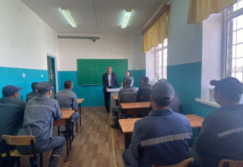 Қызылордада сотталған азаматтар кешкі мектепте білім алып жатыр