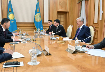 Мемлекет басшысы SINOPEC корпорациясының президентін қабылдады