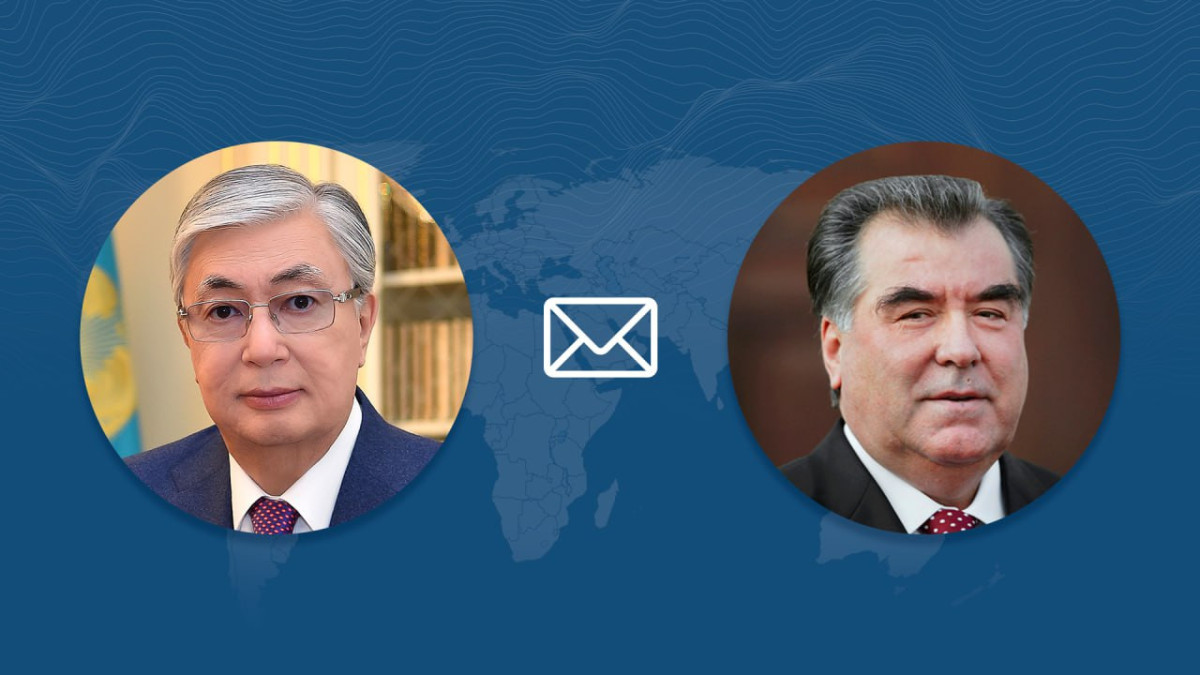 Касым-Жомарт Токаев поздравил президента Таджикистана с Днем независимости