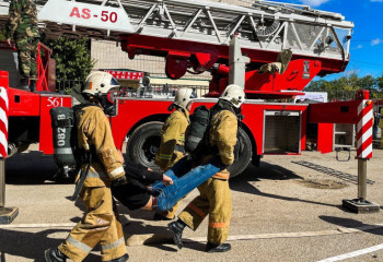 Пожарно-тактические учения в многоэтажке прошли в Актобе