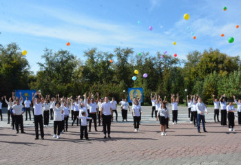 Канун Дня семьи отметили флешмобом полицейские СКО