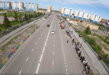 Соревнование по драг-рейсингу впервые прошло в Семее