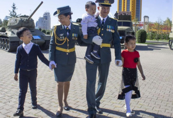 Қарулы күштердің әскери қызметшілері Отбасы күнін атап өтті
