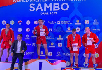 Казахстанские полицейские стали чемпионами мира по самбо среди мастеров