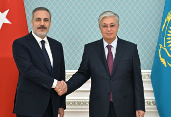 Kazakh Head of State receives Turkish FM