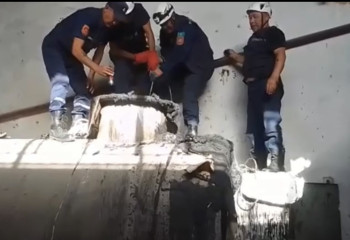 Шымкент тұрғыны битум құйылған бөшкеге құлап кетті