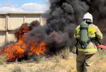 Қызылорда облысында оқу-жаттығудың практикалық кезеңі өтті