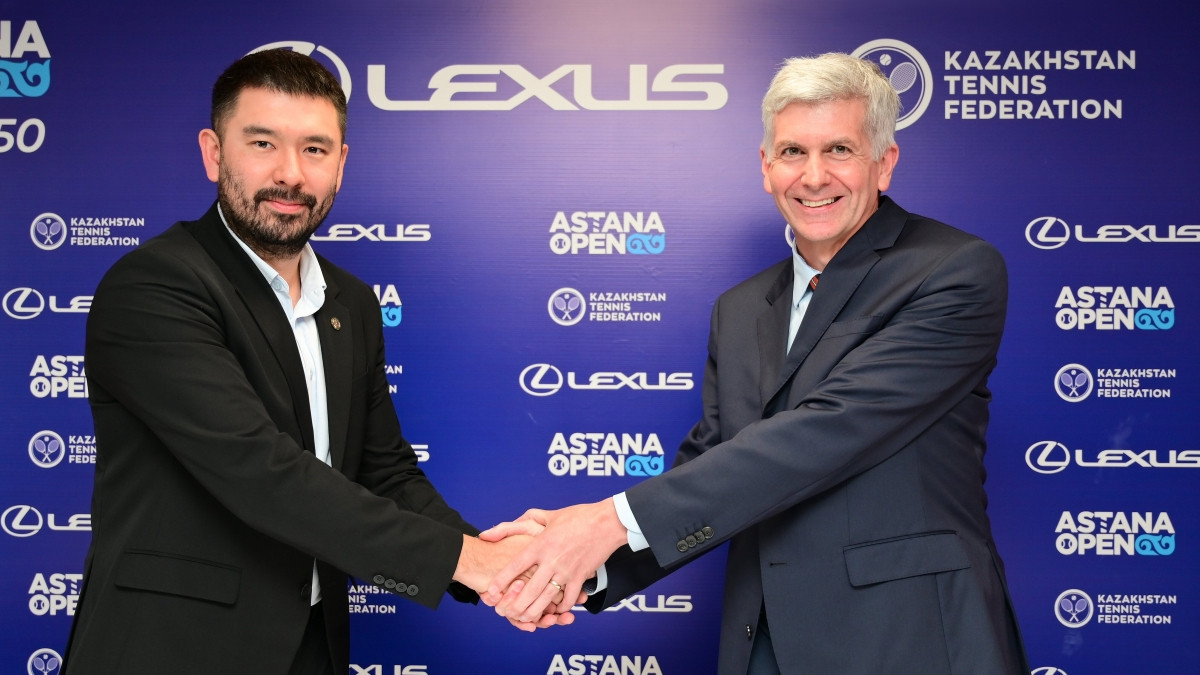 Новый Lexus представят на Открытом чемпионате Астаны по теннису