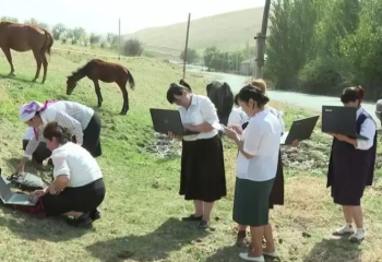 Түркістан облысында мұғалімдер интернетке қосылу үшін дала кезіп жүр