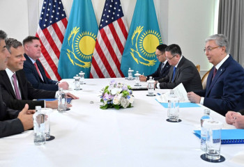 Касым-Жомарт Токаев принял президента компании Wabtec в Нью-Йорке