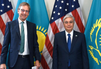 Президент Rio Tinto компаниясының бас атқарушы директоры Якоб Штаусхольмді қабылдады