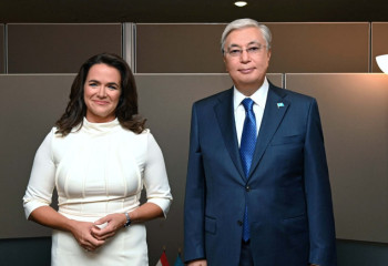 Прошла встреча президентов Казахстана и Венгрии