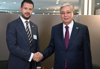 Касым-Жомарт Токаев провел переговоры с Президентом Черногории Яковом Милатовичем