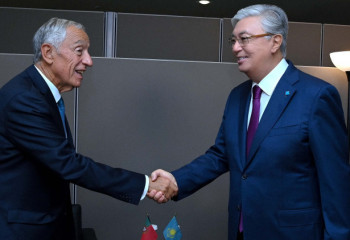 Касым-Жомарт Токаев провел переговоры с Президентом Португалии Марселу Ребелу де Соузой