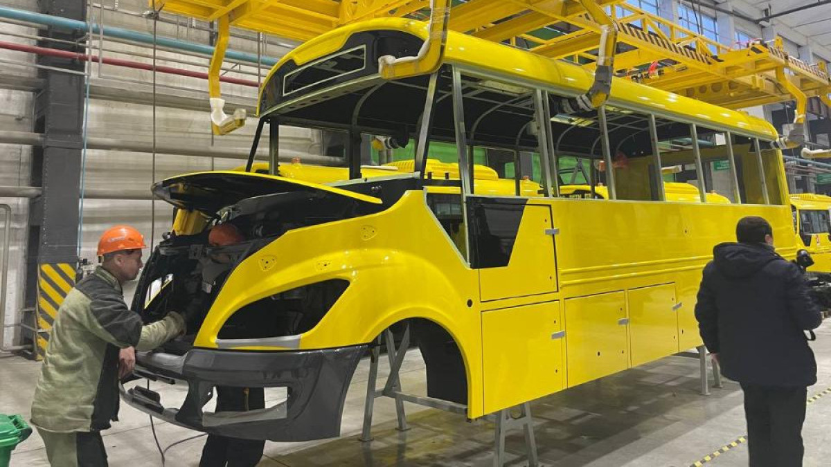 Производство автобусов выросло в 2,5 раза в Казахстане