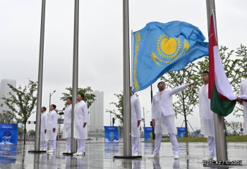 Asian Games in Hangzhou-2023: Kazakh flag officially raised in Olympic Village