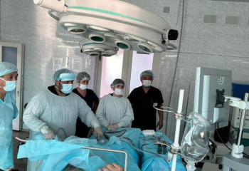 Жамбыл облысында аудан дәрігерлері тізе буындарының патологиясына артроскопияны қолдана бастады