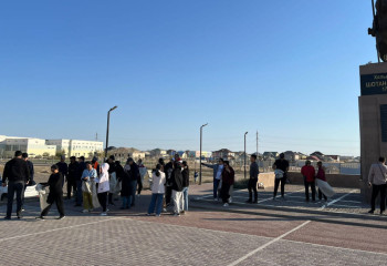 Ақтауда ұйымдастырылған сенбілікте 5 тоннаға жуық қоқыс шығарылды