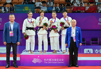 Kazakh judoka wins silver at 2023 Asian Games finals
