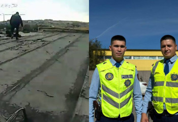 Балхашские полицейские спасли девушку, которая собиралась спрыгнуть с крыши пятиэтажки